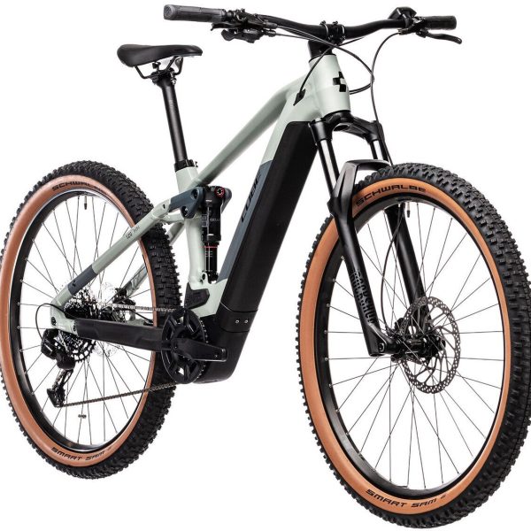 E-Mountainbike CUBE STEREO HYBRID 120 PRO 625 27,5/29″ Grau 2021
